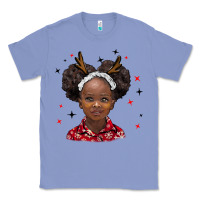 Colony Blue christmas african girl Classic Tee - BarkalooDesign