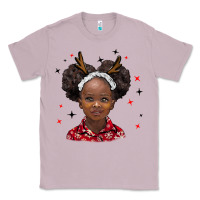 Lilac christmas african girl Classic Tee - BarkalooDesign