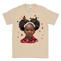 Mushroom christmas african girl Classic Tee - BarkalooDesign