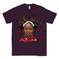 Plum christmas african girl Classic Tee - BarkalooDesign
