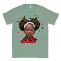 Sage christmas african girl Classic Tee - BarkalooDesign