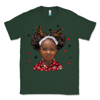 Sports Green christmas african girl Classic Tee - BarkalooDesign