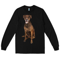 Black plott hound Long Sleeve Tee - LillyAllenDesigns