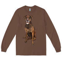 Chestnut plott hound Long Sleeve Tee - LillyAllenDesigns