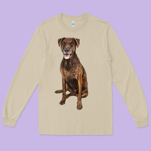 Plott Hound Long Sleeve Tee Designed By Lillyallendesigns