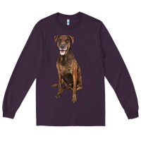 Plum plott hound Long Sleeve Tee - LillyAllenDesigns