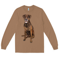 Toasted Coconut plott hound Long Sleeve Tee - LillyAllenDesigns