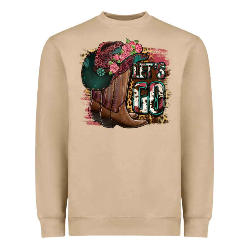 Let's Go Heavyweight Sweatshirt by Jasminsmagicworld | Teevron