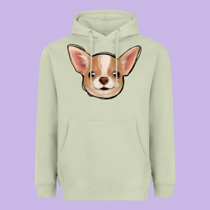 Chihuahua Heavyweight Hoodie Designed By Jasminsmagicworld