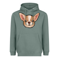 Sage Chihuahua Heavyweight Hoodie - Jasminsmagicworld