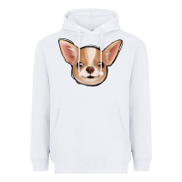 White Chihuahua Heavyweight Hoodie - Jasminsmagicworld