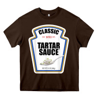 Chocolate Brown tartar sauce condiment diy halloween costume matching group t shirt Heavy Core Tee - baoMotion