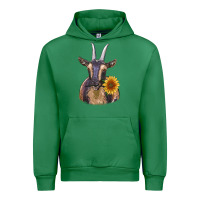Emerald dark goat Urban Hoodie - RanaPortraitStore