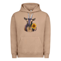 Pigment Burro dark goat Urban Hoodie - RanaPortraitStore