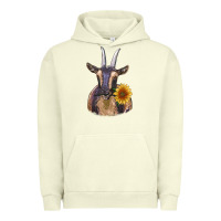 Pigment Pistachio dark goat Urban Hoodie - RanaPortraitStore