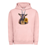 Pigment Salmon dark goat Urban Hoodie - RanaPortraitStore