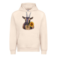 Sandshell dark goat Urban Hoodie - RanaPortraitStore