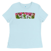 Baby Blue Stuck On You Ladies Tee - CowhideDigitalArt
