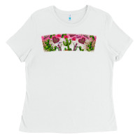 White Stuck On You Ladies Tee - CowhideDigitalArt