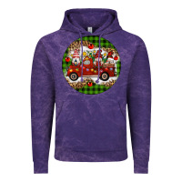 Cloud Purple christmas gnomes truck Vintage Hoodie - Artiststas