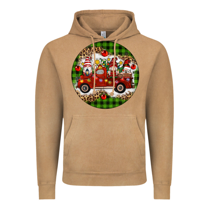 Christmas Gnomes Truck Vintage Hoodie by Artiststas | Teevron