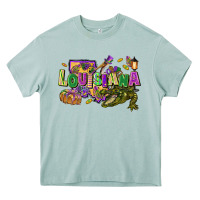 Arona Louisiana Mardi Gras Heavy Core Tee - FaDigitalArtStudio