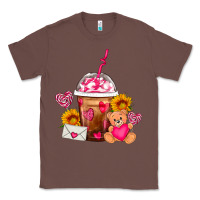 Chestnut Valentines Day Frappe Coffee Classic Tee - FaDigitalArtStudio