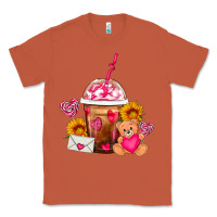Copper Valentines Day Frappe Coffee Classic Tee - FaDigitalArtStudio