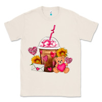 Natural Valentines Day Frappe Coffee Classic Tee - FaDigitalArtStudio