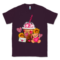 Plum Valentines Day Frappe Coffee Classic Tee - FaDigitalArtStudio