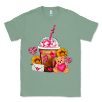 Sage Valentines Day Frappe Coffee Classic Tee - FaDigitalArtStudio