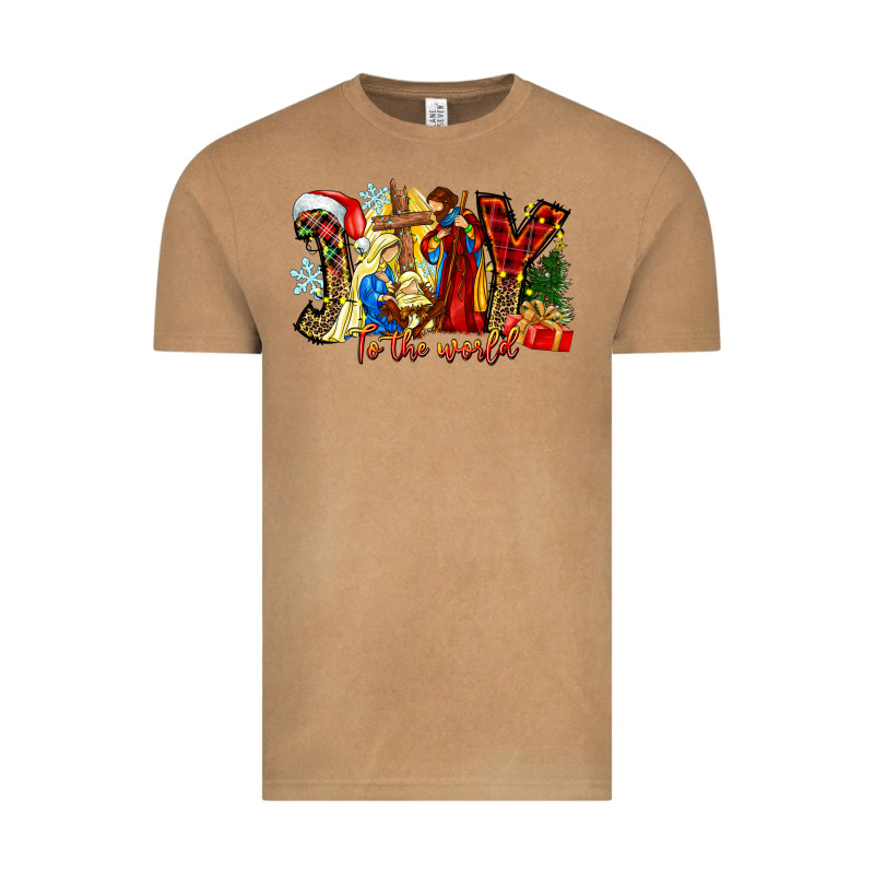 Joy To The World Vintage Tee by CowhideDigitalArt | Teevron
