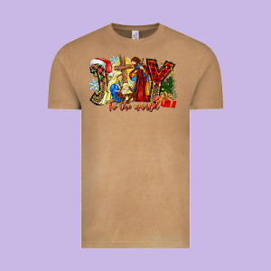 Joy To The World Vintage Tee Designed By Cowhidedigitalart