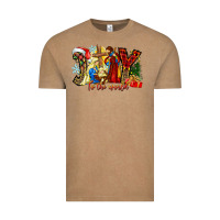 Vintage Coffee Joy To The World Vintage Tee - CowhideDigitalArt
