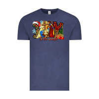 Vintage Denim Joy To The World Vintage Tee - CowhideDigitalArt