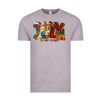 Vintage Zinc Joy To The World Vintage Tee - CowhideDigitalArt