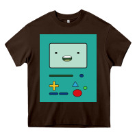 Chocolate Brown adventure time game bmo cover funny Heavy Core Tee - baoMotion