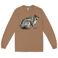 Toasted Coconut Gray Squirrel Long Sleeve Tee - LillyAllenDesigns