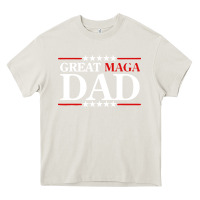 Cream great maga dad Heavy Core Tee - baoMotion