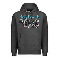 Charcoal Heather holy cow i'm one Premium Hoodie - BarkalooDesign