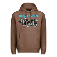Chestnut holy cow i'm one Premium Hoodie - BarkalooDesign