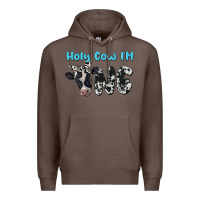 Coffee holy cow i'm one Premium Hoodie - BarkalooDesign