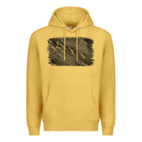 Antique Gold Camouflage Glitter Background Premium Hoodie - Jasminsmagicworld