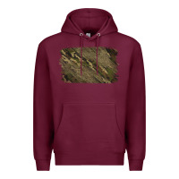 Burgundy Camouflage Glitter Background Premium Hoodie - Jasminsmagicworld