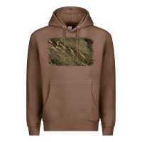 Chestnut Camouflage Glitter Background Premium Hoodie - Jasminsmagicworld