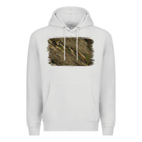 Dove Grey Camouflage Glitter Background Premium Hoodie - Jasminsmagicworld