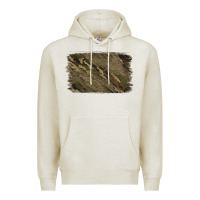 Oatmeal Heather Camouflage Glitter Background Premium Hoodie - Jasminsmagicworld