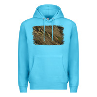 Ocean Blue Camouflage Glitter Background Premium Hoodie - Jasminsmagicworld