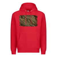 Red Camouflage Glitter Background Premium Hoodie - Jasminsmagicworld