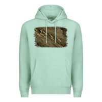 Seafoam Camouflage Glitter Background Premium Hoodie - Jasminsmagicworld